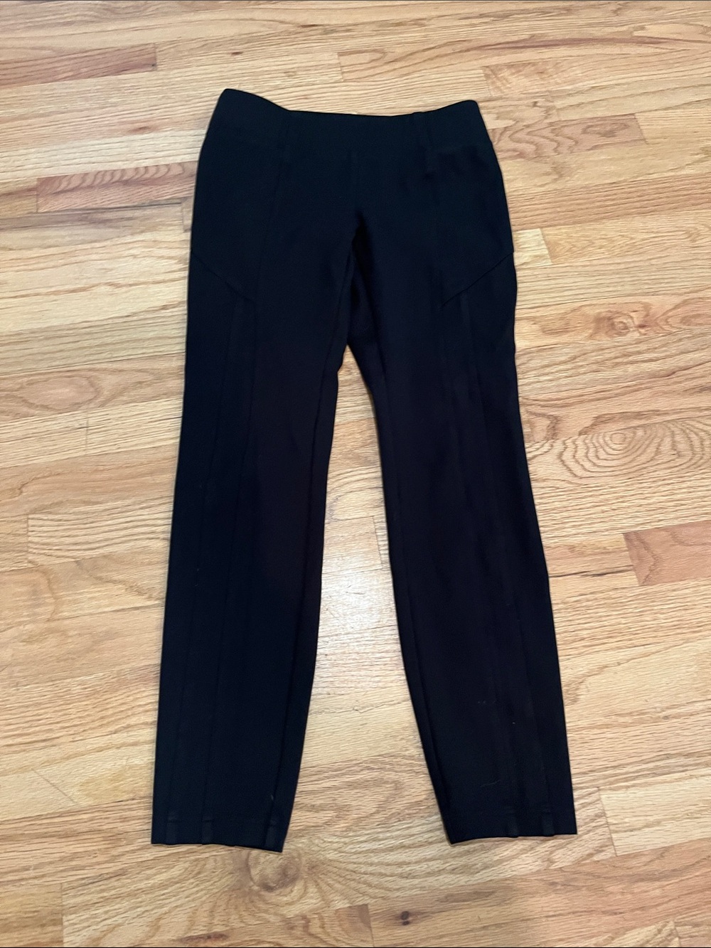 INC International Concepts Black Straight-Leg Ponte Pants